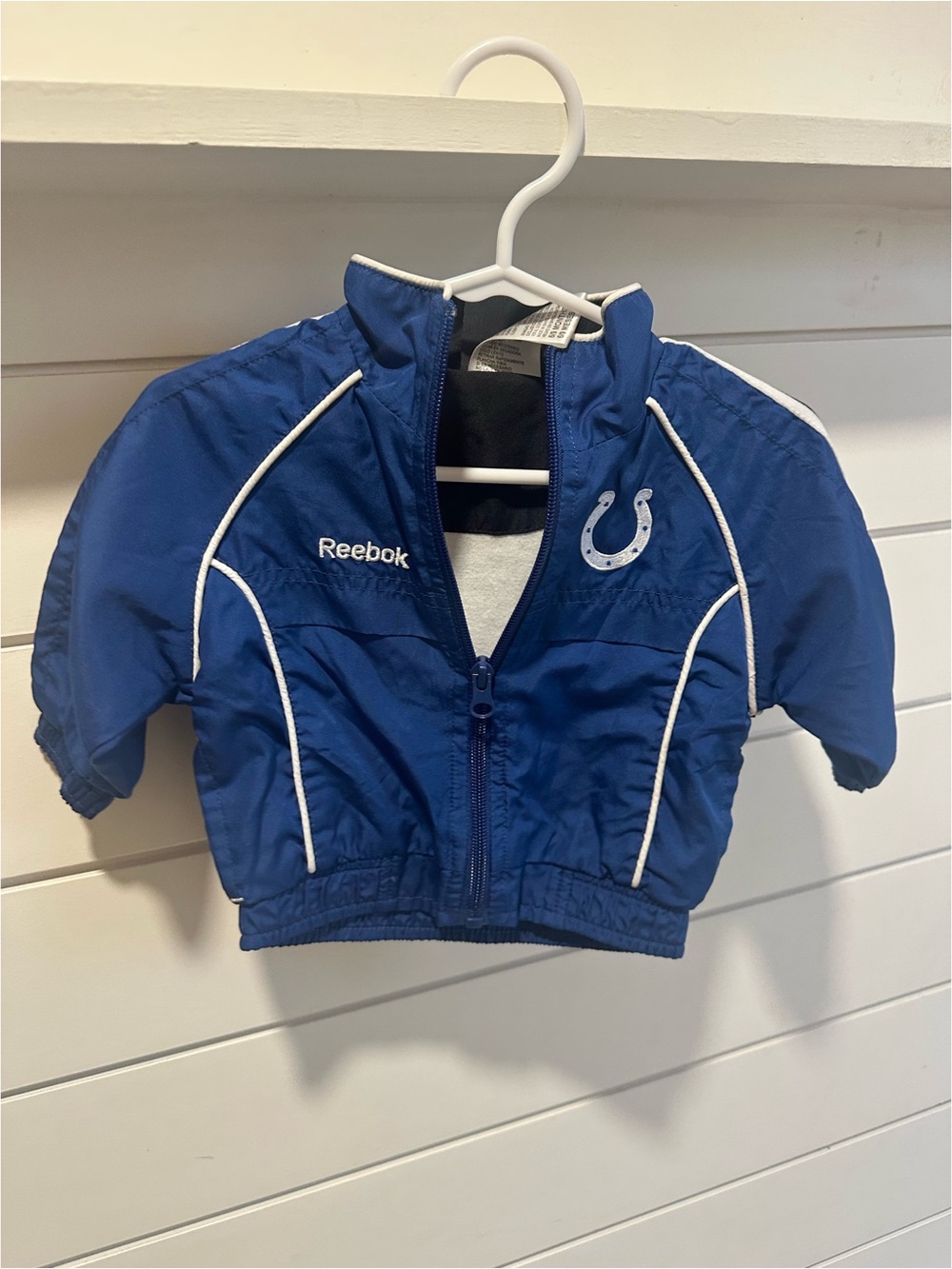Reebok Royal Blue Kids' Jacket with White Trim-Indianapolis Colts